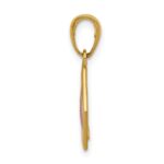 10K Enameled Medical Disk Pendant - Image 2