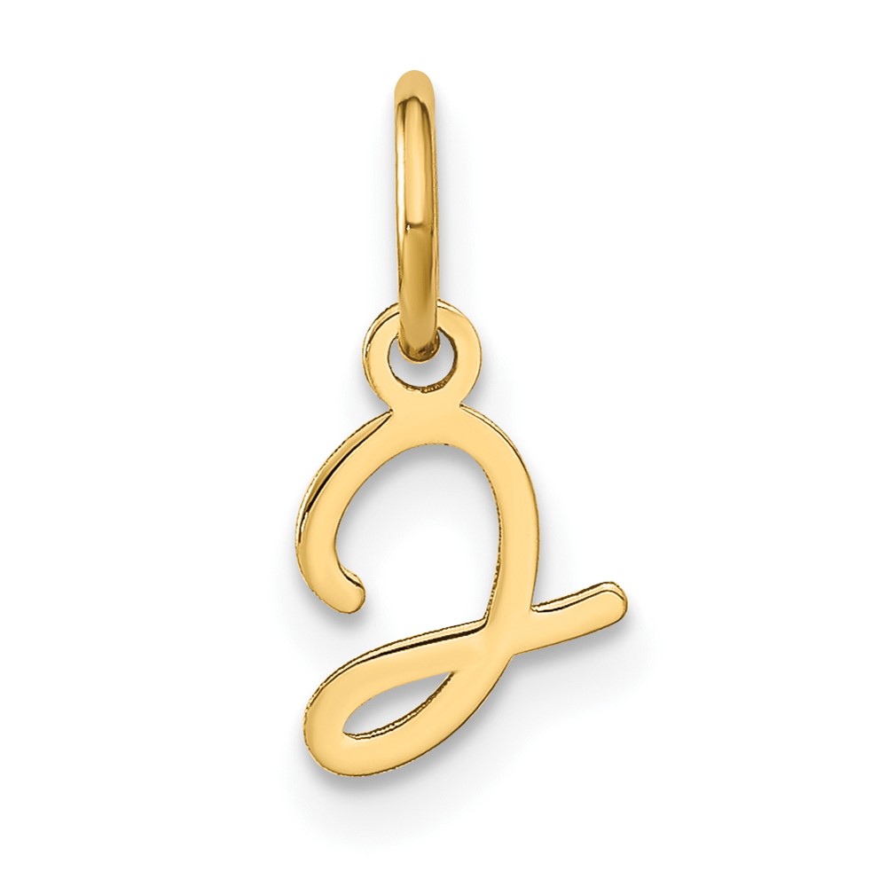 10XNA1305Y_J.jpg 10KY Upper case Letter J Initial Charm - Image 1