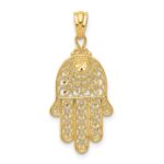 10k Yellow Gold Hand of God Pendant