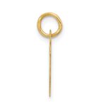 10k Large Slanted Block Initial V Charm - Image 2