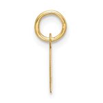 10k Small Script Initial G Charm - Image 2