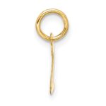 10k Small Script Initial Z Charm - Image 2