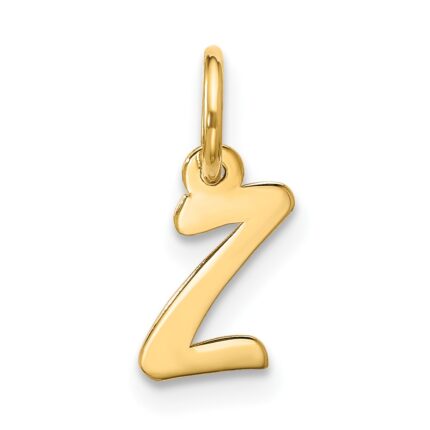 10k Small Script Initial Z Charm