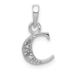 10KW Diamond Initial C Pendant