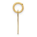 10k Small Slanted Block Initial L Charm - Image 2