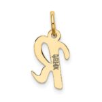 10k Small Script Initial R Charm - Image 4