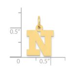 10k Small Block Initial N Charm - Image 3