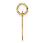 10k Small Block Initial T Charm - Image 2