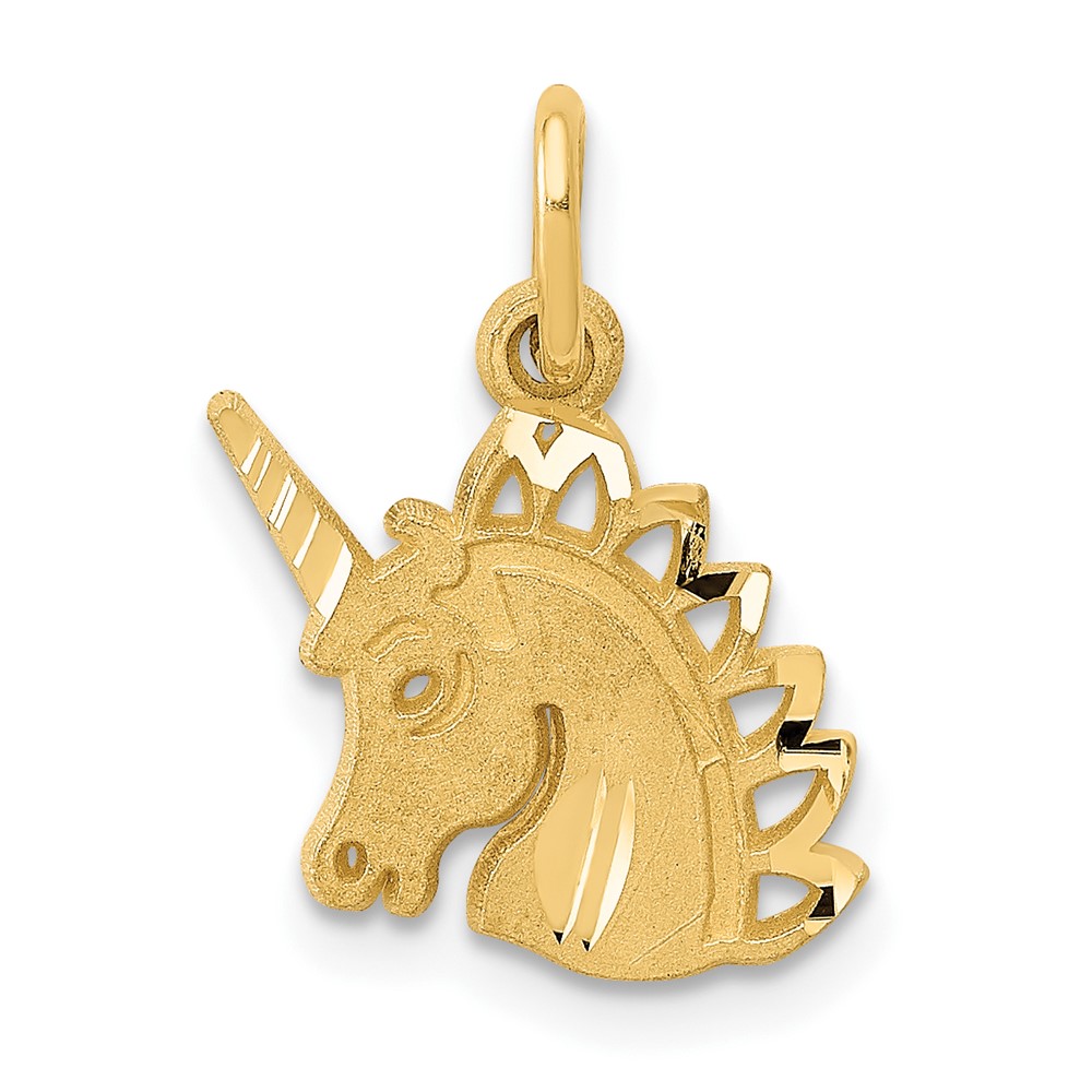 10ZC1142.jpg 10k Unicorn Charm - Image 1