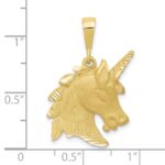 10k Unicorn Head Charm - Image 3