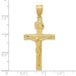 10k INRI Crucifix Pendant - Image 3