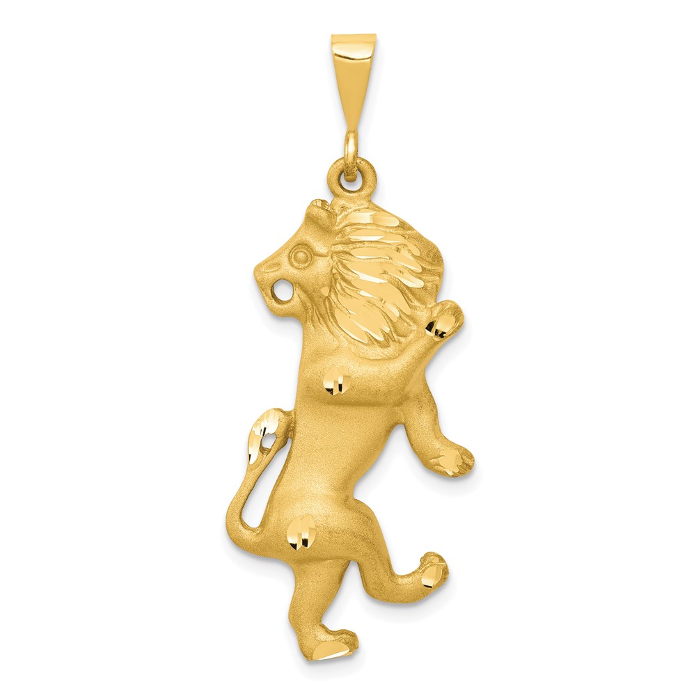 10ZC468.jpg 10k Leo Zodiac Charm - Image 1