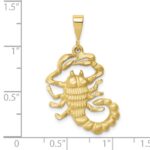 10k Scorpio Zodiac Charm - Image 3