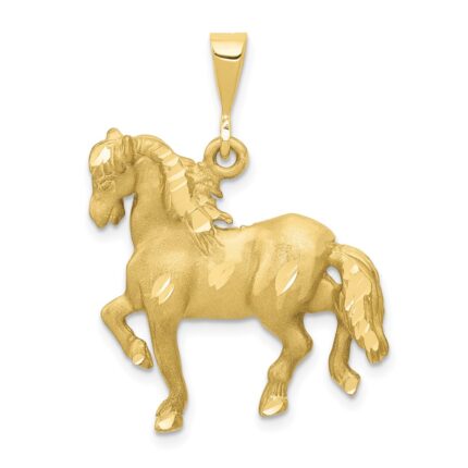 10k Horse Pendant