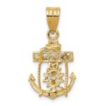 10k Mariners Cross Pendant - Image 4