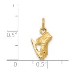 14k 3-D Pair Of Ice Skates Charm - Image 5