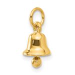 14k 3-D Wedding Bell Charm - Image 5