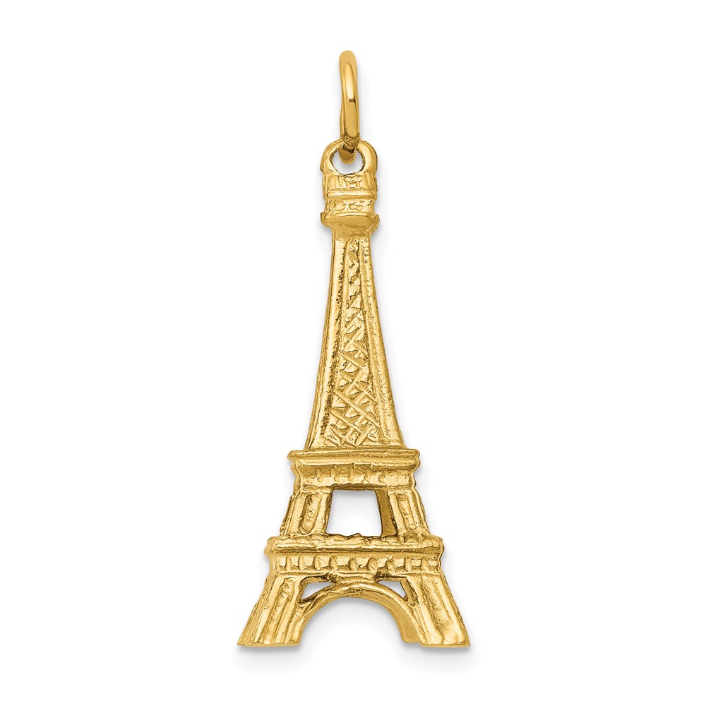 A1175.jpg 14K 3-D Eiffel Tower Charm - Image 1