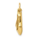 14K 3-D Ballet Slippers Charm - Image 2