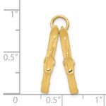 14K 3-D Pair Of Skis Charm - Image 3