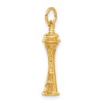 14k 3-D Seattle Space Needle Charm - Image 5