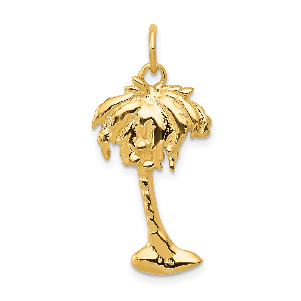 A2732.jpg 14k Palm Tree Charm - Image 1