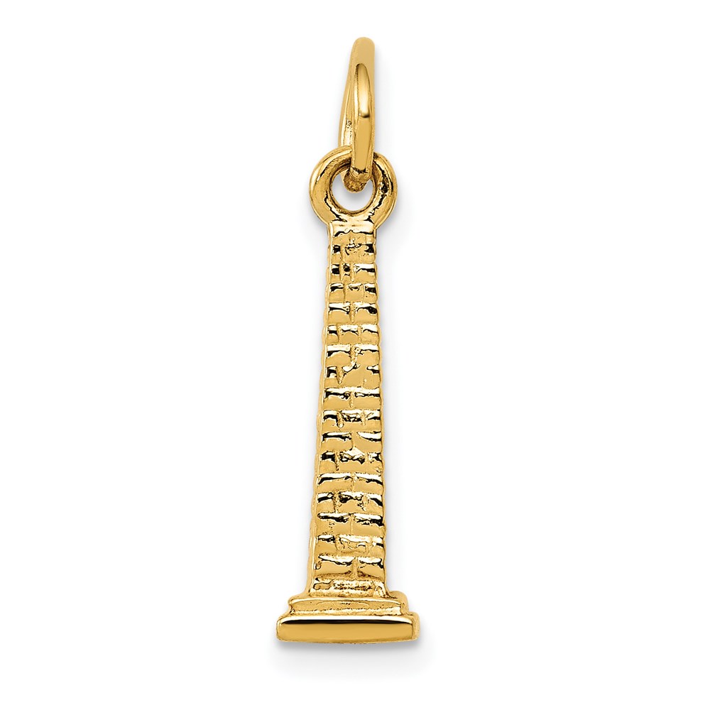 A4756.jpg 14K 3-D Washington Monument Charm - Image 1
