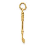 14K 3-D Hockey Stick With Enamel Charm - Image 2