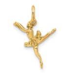 14K  3-D Ballerina Charm - Image 3