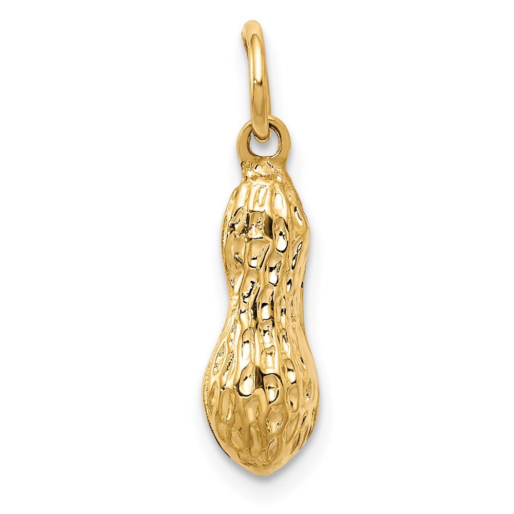 A9347.jpg 14k 3-D Peanut Charm - Image 1
