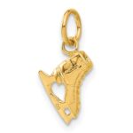 14K  3-D Ice Skate Charm - Image 5