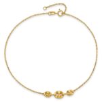 14K Fancy Mariner Link Plus Extender - Total Anklet - Image 4