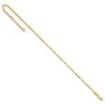 14k Polished Anchor Link Plus Extender - Total Anklet - Image 5