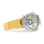 IBGoodman 14k Two-tone Men's Polished and Textured Masonic Shriner's Ring Mounting - Image 7