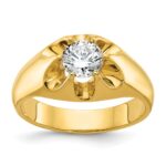 IBGoodman 14k 1 carat Lab Grown Diamond VS/SI+ G+ Complete Men's Ring