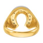 10k Two-Tone Fancy Ring Mounting - Image 7