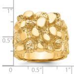14k IBGoodman Men's Nugget Ring - Image 7