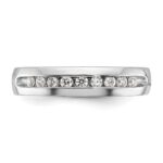 IBGoodman 14k White Gold 1/4 carat Lab Grown Diamond VS/SI+ G+ Nine Stone Complete Polished Men's Ring - Image 4