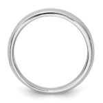 IBGoodman 14k White Gold Polished Nine Stone Men's Ring Mounting - Image 2