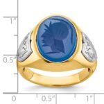 10k Two-Tone Fancy Ring Mounting - Image 2