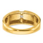 14k IBGoodman Men's 1/3 carat Diamond Complete Ring - Image 7
