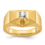 14k IBGoodman Men's 1/3 carat Diamond Complete Ring