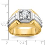 10k Two-Tone Fancy Ring Mounting - Image 2