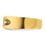 14k IBGoodman Men's 1/2 carat Diamond Complete Ring - Image 5