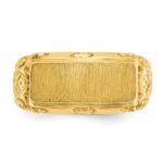 14k IBGoodman 15x7mm Men's Signet Ring - Image 6