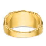 14k IBGoodman 15x7mm Men's Signet Ring - Image 7