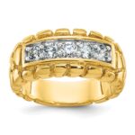 14k IBGoodman Men's Diamond Nugget Ring Mounting