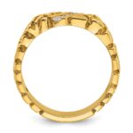 14k IBGoodman Men's Diamond Nugget Ring Mounting - Image 2
