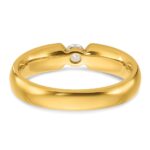 14k IBGoodman Men's 1/4 carat Diamond Complete Ring - Image 7