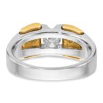 10k Two-Tone Fancy Ring Mounting - Image 7